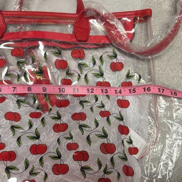 NWT Ed Hardy Cherries Clear Tote - Picture 11 of 11